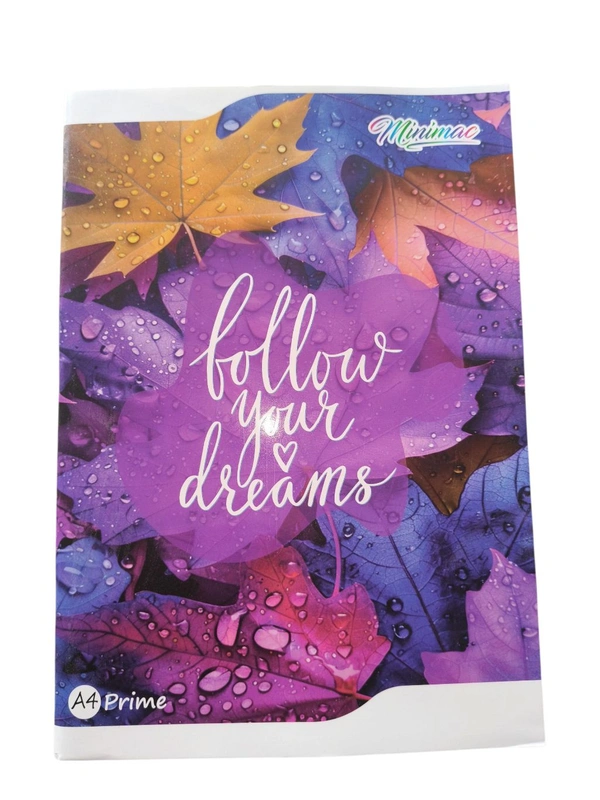 A4 Prime Semi White Rough Notebook  - 28.7*20.7cm, 236