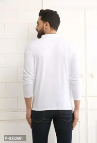 Stylish Cotton Full-sleeve Solid T-shirt for Men Combo (Pack of 2) - Japanese Laurel, M