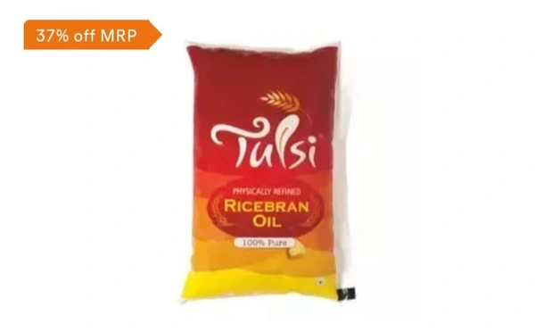 Tulsi Refined Ricebran Oil / राइस ब्रान तेल 1ltr