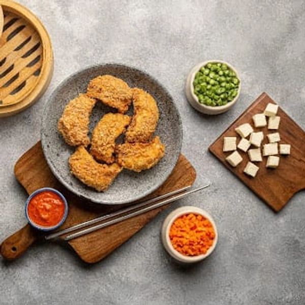 The Breakfast Time  Paneer Crunchy Momos 40 Piece 