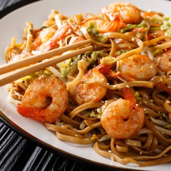 Prawn Chowmin (Half) - Half