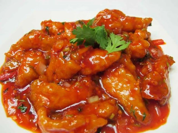 Dry Chilly Garlic Chicken (8pcs)
