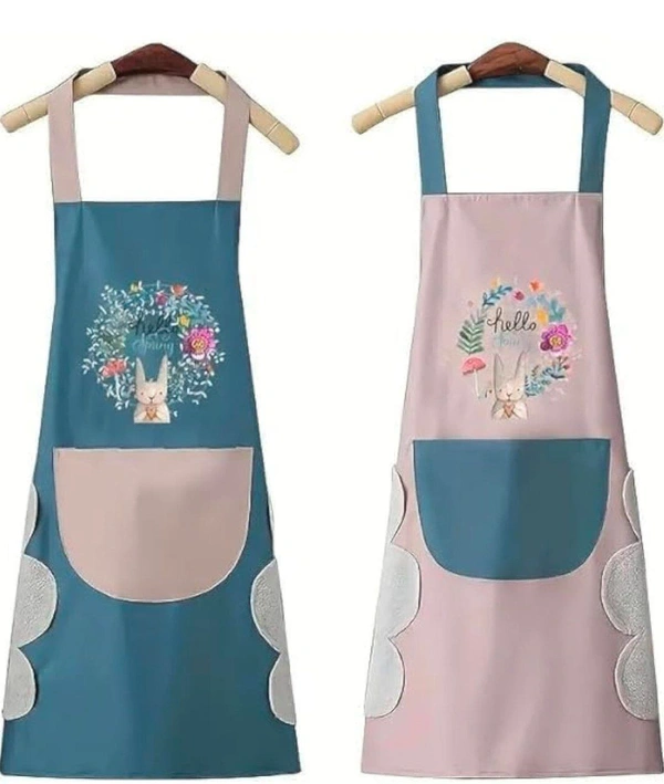 Apron With Side Towle  - Teal, Waterproof Quality Full Size