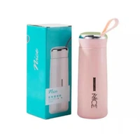 Nice Glass Bottle 400 ML - Blush Pink, 400 ML