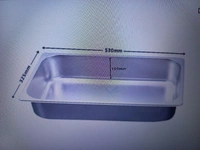 GN Pan 1×1-100 With Lid - Silver, 1×1-100 With Lid