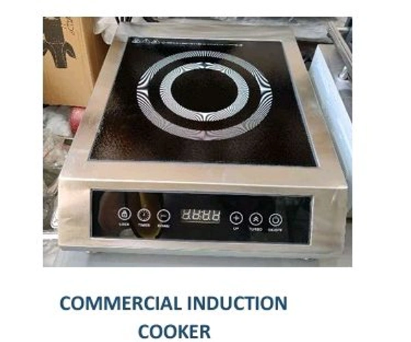Commercial Induction 5000 Watt  - Black, Big Size