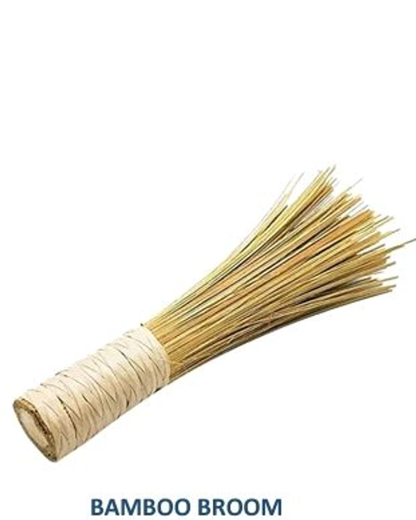 Bamboo Broom  - Golden Tainoi, 12"
