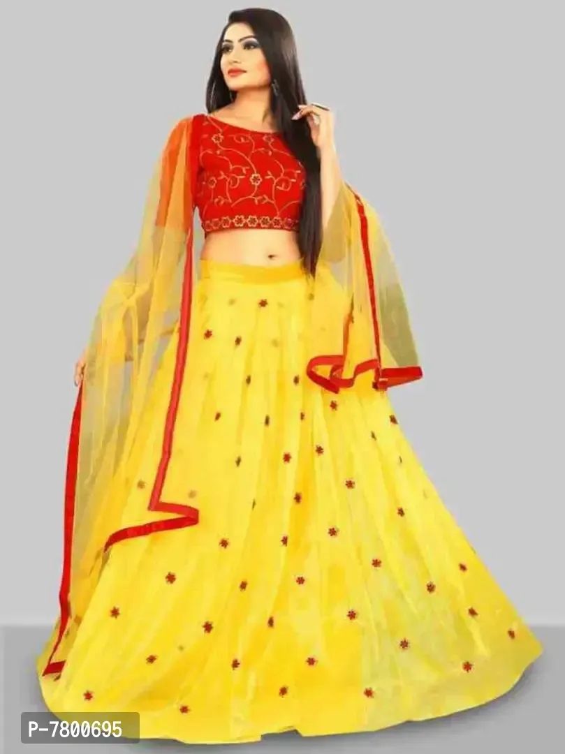 Yellow Silk Embroidered Crush Lehenga Set Design by Siddhartha Daga at  Pernia's Pop Up Shop 2024