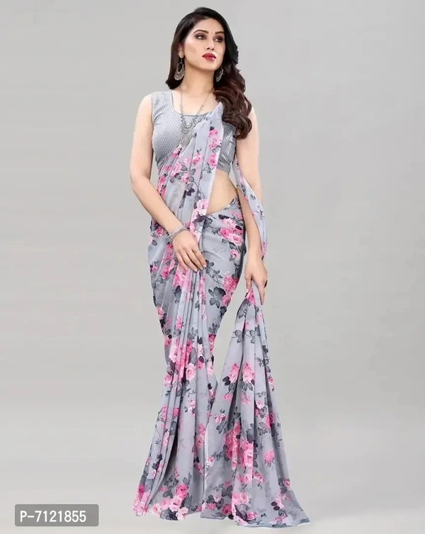 Beautiful Grey Colour Georgette Printed SareeSaree Length: 6.0 (in metres)Blouse Length: 0.75 (in metres)Within 3-5 business days However, to find out an actual date of delivery, please enter your pin code.Beautiful Grey Colour Georgette Printed Saree - Lavender blush