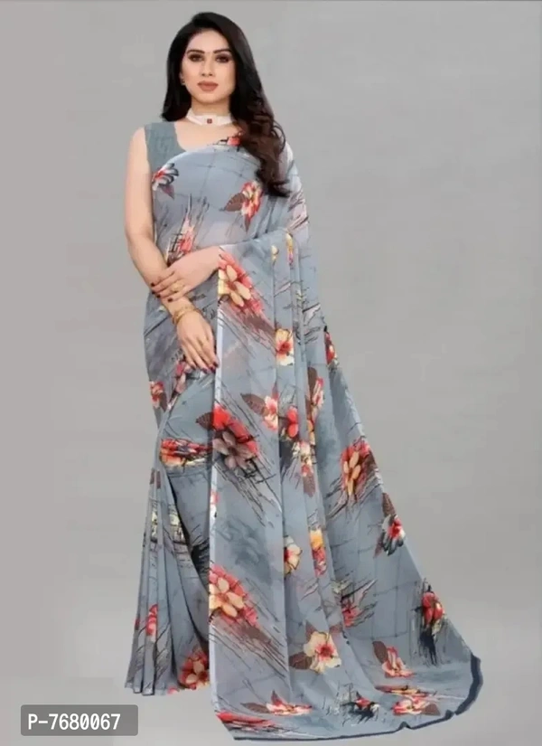 Beautiful Grey Colour Georgette Printed SareeSaree Length: 6.0 (in metres)Blouse Length: 0.75 (in metres)Within 3-5 business days However, to find out an actual date of delivery, please enter your pin code.Beautiful Grey Colour Georgette Printed Saree - Gray