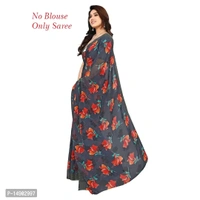 Georgette Grey Colour Printed Saree Without Blouse Piece Fabric:  Georgette Type:  Saree with Blouse piece Style:  PrintedSaree Length: 5.3 (in metres)Blouse Length: 0.8 (in metres)Within 6-8 business days However, to find out an actual date of delivery, please enter your pin code.null