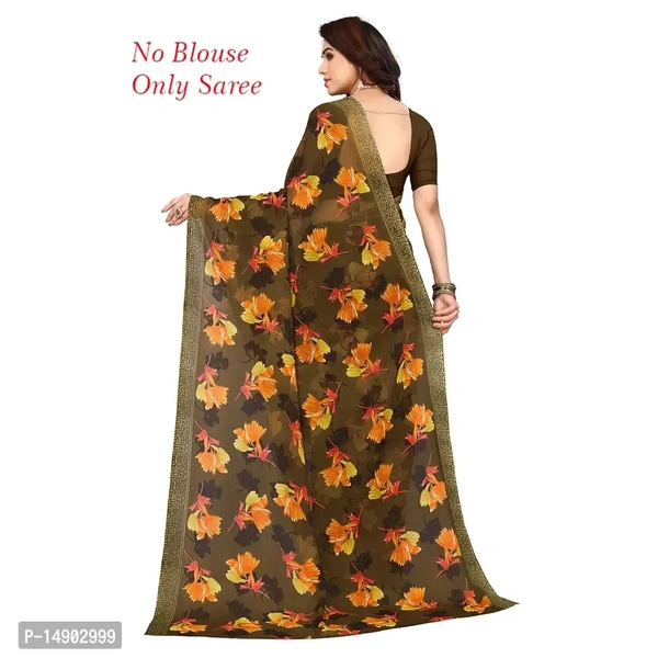 Georgette Yellow Colour Printed Saree Without Blouse Piece Fabric:  Georgette Type:  Saree with Blouse piece Style:  PrintedSaree Length: 5.3 (in metres)Blouse Length: 0.8 (in metres)Within 6-8 business days However, to find out an actual date of delivery, please enter your pin code.null