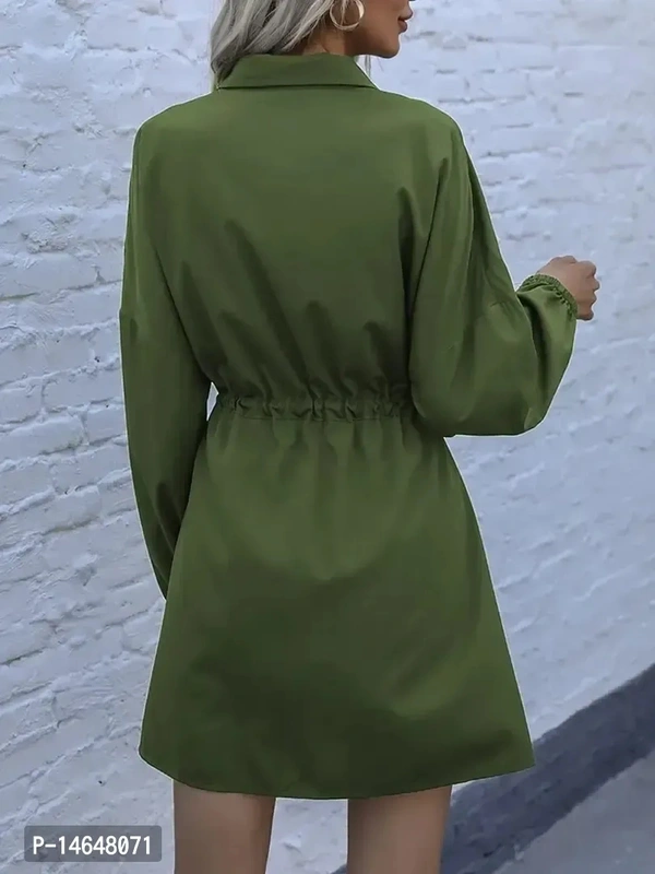 Stylish Fancy Crepe Solid Long Shirts Dresses For WomenSize: SMLXL Fabric:  Crepe Style:  SolidWithin 6-8 business days However, to find out an actual date of delivery, please enter your pin code.Stylish Fancy Crepe Solid Long Shirts Dresses For Women - XL