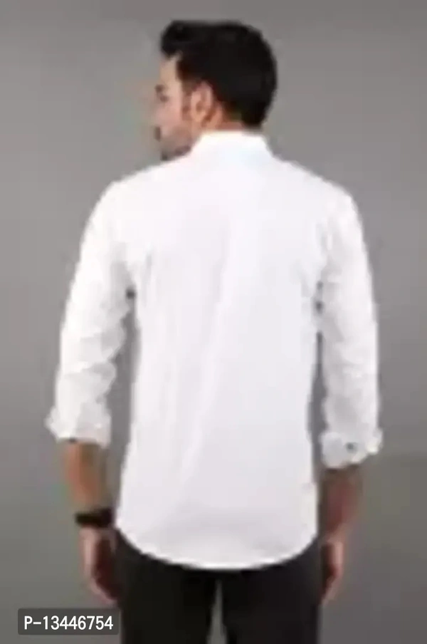 White Shirt  Formal Shirts For MenSize: MLXL Color:  White Fabric:  Cotton Blend Type:  Long Sleeve Style:  Solid Design Type:  Slim FitWithin 6-8 business days However, to find out an actual date of delivery, please enter your pin code.Looking for a classic men's shirt that offers both style and comfort? Look no further than our high-quality cotton button-down shirt. With its time - M