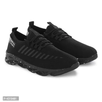 Elegant Black Mesh Solid Sports Shoes For MenSize: UK6UK7UK10 Color:  Black Type:  Sports Shoes Style:  Solid Design Type:  Running Shoes Material:  MeshWithin 6-8 business days However, to find out an actual date of delivery, please enter your pin code.Elegant Black Mesh Solid Sports Shoes For Men - UK7