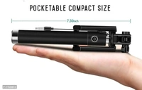 icall Selfie Sticks with Aux Wire for All Smart Phones Cable Selfie Stick Color:  Multicoloured Supported Interface:  Cable Batteries Included:  No Batteries Required:  NoLength: 15.0 (in cm)Within 6-8 business days However, to find out an actual date of delivery, please enter your pin code.Simply plug in the 3.5mm AUX cable and press the shutter for pictures Compact Wired Selfie S