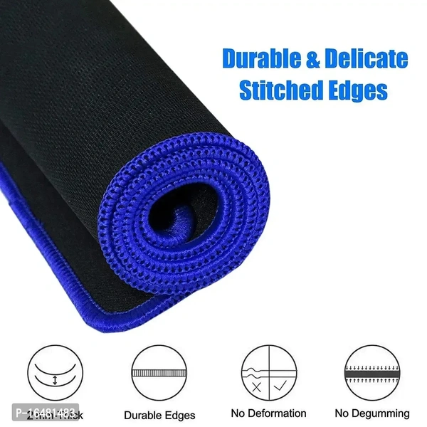 BUYFLUX Large Size Gaming Mouse Pad with Stitched Embroidery Edge, Premium-Textured Mouse Mat, Non-Slip Rubber Base Mousepad for Laptop Computer (600mm x 300mm x 2mm)Size: pack of 2pack of 5Within 6-8 business days However, to find out an actual date of delivery, please enter your pin code.• Optimized for fast moving while maintaining excellent SPEED and CONTROL during gaming. The 