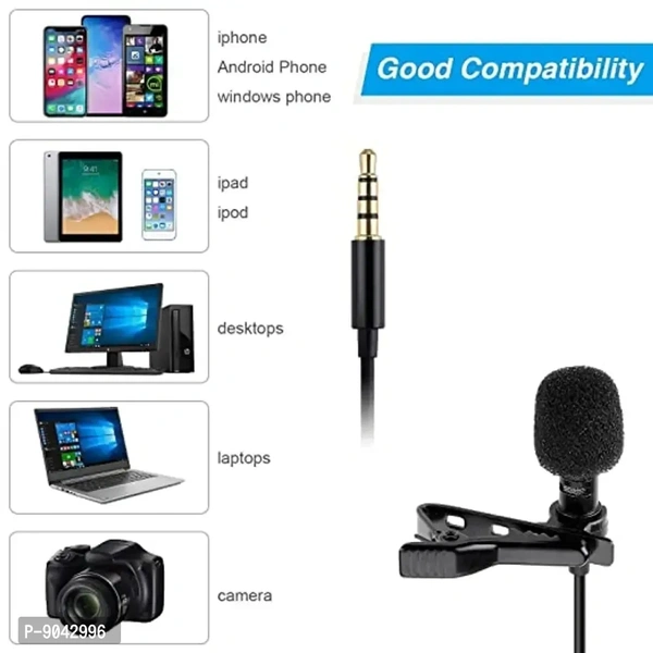 Singing Collar MicrophoneWithin 6-8 business days However, to find out an actual date of delivery, please enter your pin code.microphone, perfect for video use, designed for Smartphones, DSLR, Camcorders, Audio recorders, PC etc. The lavalier microphone features an Omni pickup pattern, for full, 360-degree coverage. An integrated 6-meter (20) cable with 3.5mm jack can connect direc