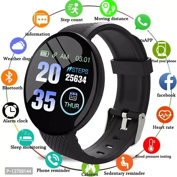 Tunifi Smart Watch D18 Touch Men Women Fitness Tracker Heart Rate MWithin 3-5 business days However, to find out an actual date of delivery, please enter your pin code.Tunifi Fitness Band Watch is One of the most popular wearables got a massive health band. Band was a breakthrough because of its battery life, Free size. Then the Band Pulse added a heart-rate sensor but took the RGB
