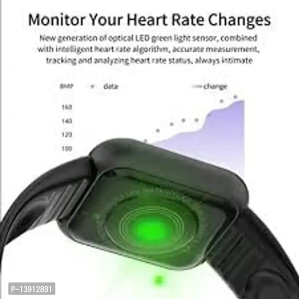 Mcsmi Smart Watch D-20 Bluetooth 1.3 LED with Daily Activity Tracker, Heart Rate Sensor, BP Monitor, Sports Watch for All Boys  Girls WristbandWithin 6-8 business days However, to find out an actual date of delivery, please enter your pin code.All-day activity tracking: Track steps, distance, calories burned, active minutes, you can check daily activity and time on OLED display or 