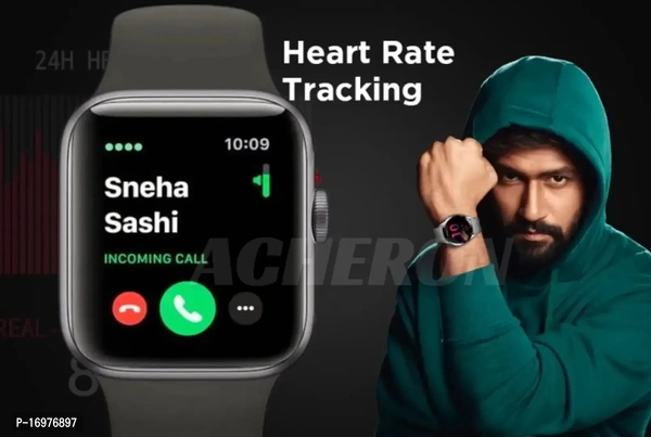 SMART WATCH SERIES 8 ( BLACK) Smart watch Series Smart Watch   Notification Activity Tracker Smart-Watch for smart devices MUSIC CONTROL FITNESS MODE Smart Watch. Assorted colour Warranty Description:  Manual EntryWithin 6-8 business days However, to find out an actual date of delivery, please enter your pin code.Our smart watch for android iOS phone has many features like,weather 