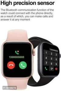 T500 Full Touch Screen Bluetooth Smartwatch (PINK) Warranty Description:  Manual EntryWeight: 0.2 (in kgs)Within 6-8 business days However, to find out an actual date of delivery, please enter your pin code.T500 series 6 Smart Watch Sleep Monitor, Distance Tracker, Calendaring, Sedentary Reminder, Text Messaging, Pedometer, Calorie Tracker, Heart Rate Monitor Smartwatch