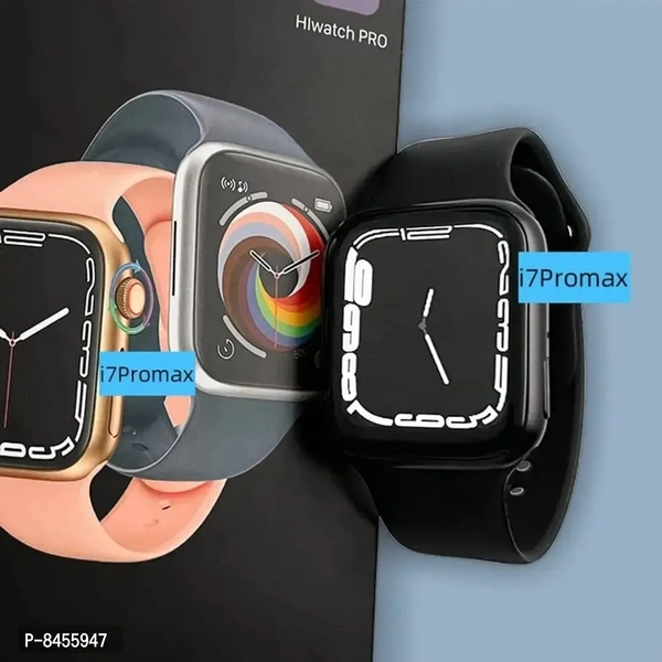 NEW I7 PRO MAX SMART WATCH FOR ANDROID amp; IOS Smartwatch  (Black Strap, 39) Warranty Description:  Manual EntryWithin 6-8 business days However, to find out an actual date of delivery, please enter your pin code.i7 Pro Max Smart Watch Full-touch Screen amp; Exclusive Wallpapers: Easily switch your look from one to another with the latest collection of watch faces, also you can cu