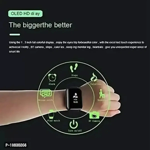 ID116 Phone Watch Wrist Activity Tracker Multip Functional Smart Watch Compatible with All Android and iOS Devices. Warranty Description:  Manual EntryWithin 6-8 business days However, to find out an actual date of delivery, please enter your pin code.All-day activity tracking: Track steps, distance, calories burned, active minutes, you can check daily activity and time on OLED dis