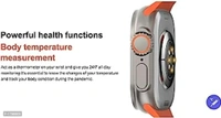 Smartwatch S8 Ultra 49MM with 2.05 HD Display, Ocean Band, Sports  Health, Bluetooth Calling, Wireless Charging, with Warranty (Orange) Warranty Description:  Manual EntryWeight: 0.0 - 0.0 (in kgs)Within 6-8 business days However, to find out an actual date of delivery, please enter your pin code.Massive 2.05 display: See everyday data clearly under the brightest sun on the 2.05'' 
