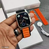 Smartwatch S8 Ultra 49MM with 2.05 HD Display, Ocean Band, Sports  Health, Bluetooth Calling, Wireless Charging, with Warranty (Orange) Warranty Description:  Manual EntryWeight: 0.0 - 0.0 (in kgs)Within 6-8 business days However, to find out an actual date of delivery, please enter your pin code.Massive 2.05 display: See everyday data clearly under the brightest sun on the 2.05'' 