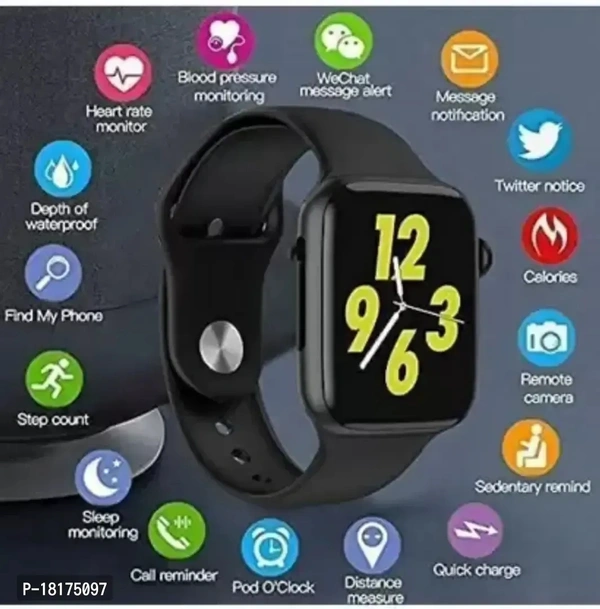 New SMART WATCH/2023 latest versi Warranty Description:  Manual EntryWeight: 0.1 (in kgs)Within 6-8 business days However, to find out an actual date of delivery, please enter your pin code.Heart Rate Monitoring Designed with multi sport modes, real time heart rate monitor. Sedentary reminder, set it to remind you to walk or exercise after a long time sit All-day activity tracking: