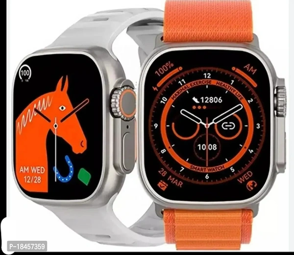Black Square S8 Ultra Smart Watch Warranty Description:  Manual EntryWithin 6-8 business days However, to find out an actual date of delivery, please enter your pin code.Massive 2.05 display: See everyday data clearly under the brightest sun on the 2.05'' TFT LCD that sports 550 nits of brightness and the highest screen-to-body ratio BT calling dialpad: Talk directly to your loved 
