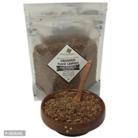 Crushed Tulsi Leaves (100 Gm) Ingredient Type:  Vegetarian Packaging Type:  PouchQuantity (gm): 100.0 (in grams)Quantity (kg): 0.1 (in kg)Within 6-8 business days However, to find out an actual date of delivery, please enter your pin code.The anti-bacterial properties of tulsi helps to fight pimples, acne and eczema, remove toxins from blood, which in turn prevents pimples and acne