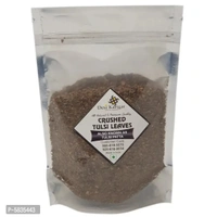 Crushed Tulsi Leaves (100 Gm) Ingredient Type:  Vegetarian Packaging Type:  PouchQuantity (gm): 100.0 (in grams)Quantity (kg): 0.1 (in kg)Within 6-8 business days However, to find out an actual date of delivery, please enter your pin code.The anti-bacterial properties of tulsi helps to fight pimples, acne and eczema, remove toxins from blood, which in turn prevents pimples and acne