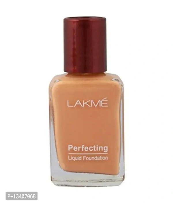 Lakm&eacute; Perfecting - Liquid Foundation Shell, 27ml Bottle Type:  FoundationWeight: 0.1 (in kgs)Within 6-8 business days However, to find out an actual date of delivery, please enter your pin code.Lakmé perfecting liquid foundation blends easily into your skin to create a soft glowing and feather like finish. Lakmé perfecting liquid foundation contains water-resistant, oil-free