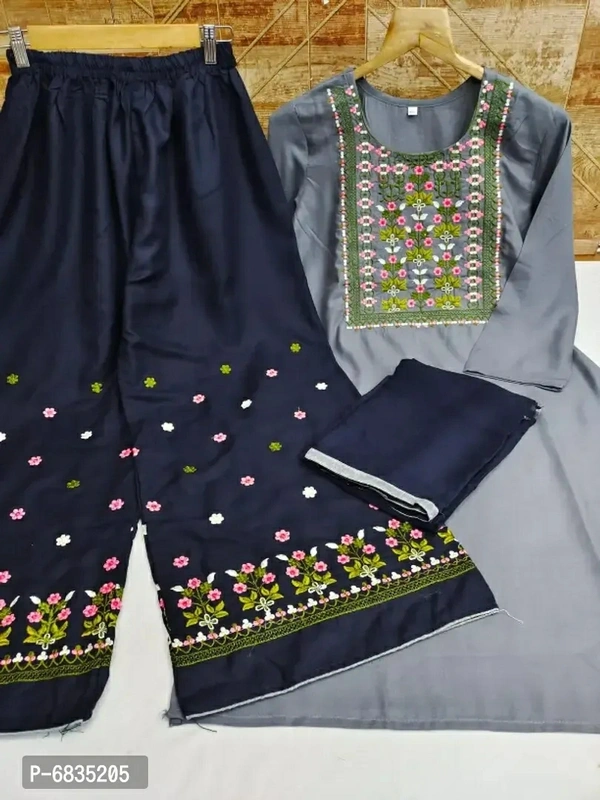 WOMEN KURTI, BOTTEM WEAR WITH DUPATTASize: LXL2XL Fabric:  Rayon Pack Of:  Single Type:  Kurta, Bottom and Dupatta Set Style:  Embroidered Occasion:  CasualWithin 8-10 business days However, to find out an actual date of delivery, please enter your pin code.WOMEN KURTI, BOTTEM WEAR WITH DUPATTA - L
