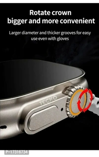 S8 Watch Ultra 49mm Latest Bluetooth Calling Series 8 AMOLED High Resolution with All Sports Features  Health Tracker, 5 Days Long Wireless Charging Battery, Bluetooth Unisex Smart Watch (T-900 Ultra Warranty Description:  Manual EntryWeight: 0.5 (in kgs)Within 6-8 business days However, to find out an actual date of delivery, please enter your pin code.Ultra Space Aluminium case w