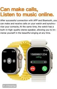 S8 Watch Ultra 49mm Latest Bluetooth Calling Series 8 AMOLED High Resolution with All Sports Features  Health Tracker, 5 Days Long Wireless Charging Battery, Bluetooth Unisex Smart Watch (T-900 Ultra Warranty Description:  Manual EntryWeight: 0.5 (in kgs)Within 6-8 business days However, to find out an actual date of delivery, please enter your pin code.Ultra Space Aluminium case w