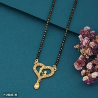 COMBO MANGASLUTRA [ BUY 1 GET 3 FREE] Color:  Golden Style:  Layered Material:  AlloyLength: 77.0 (in cm)Within 6-8 business days However, to find out an actual date of delivery, please enter your pin code.Traditional Gold Plated Glorious Hand Meena Daily Wear Mangalsutra Tanmaniya For Women. 'Mangalsutra' ndash; The Mark Of Marriage lsquo;Mangalrsquo; Implies Auspicious And lsquo;