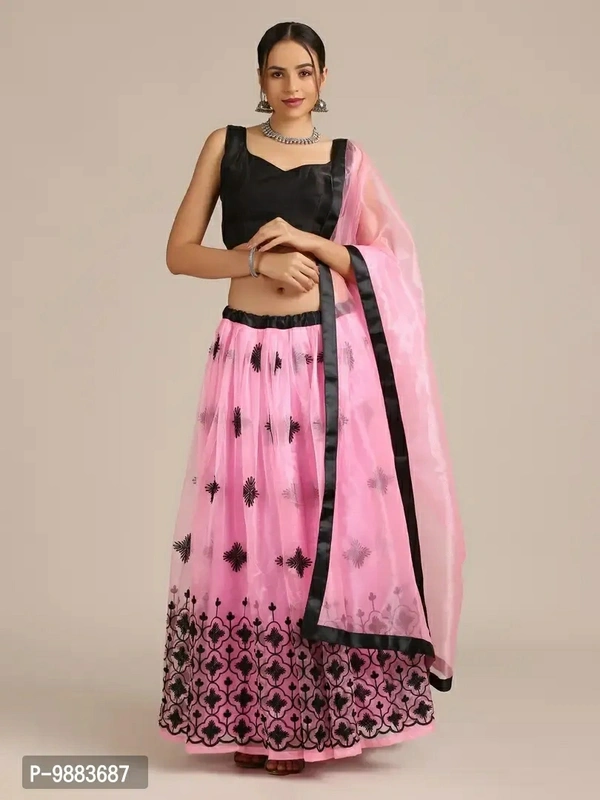 Women  Net Semi Stitched Lehenga Choli Fabric:  Net Type:  Semi StitchedWaist: 32.0 - 40.0 (in inches)Bust: 32.0 - 40.0 (in inches)Within 6-8 business days However, to find out an actual date of delivery, please enter your pin code.