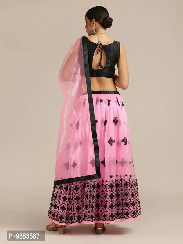 Women  Net Semi Stitched Lehenga Choli Fabric:  Net Type:  Semi StitchedWaist: 32.0 - 40.0 (in inches)Bust: 32.0 - 40.0 (in inches)Within 6-8 business days However, to find out an actual date of delivery, please enter your pin code.