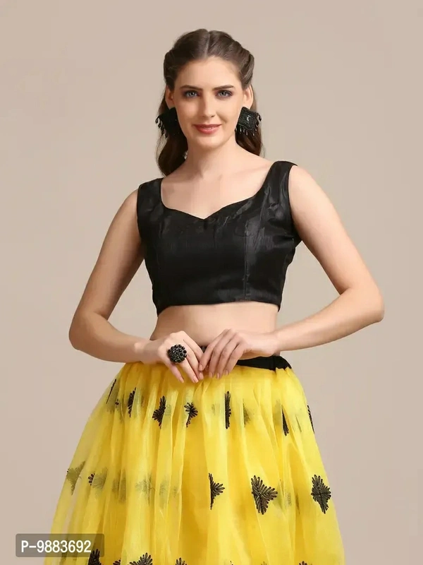 Women  Net Semi Stitched Lehenga Choli Fabric:  Net Type:  Semi StitchedWaist: 32.0 - 40.0 (in inches)Bust: 32.0 - 40.0 (in inches)Within 6-8 business days However, to find out an actual date of delivery, please enter your pin code.
