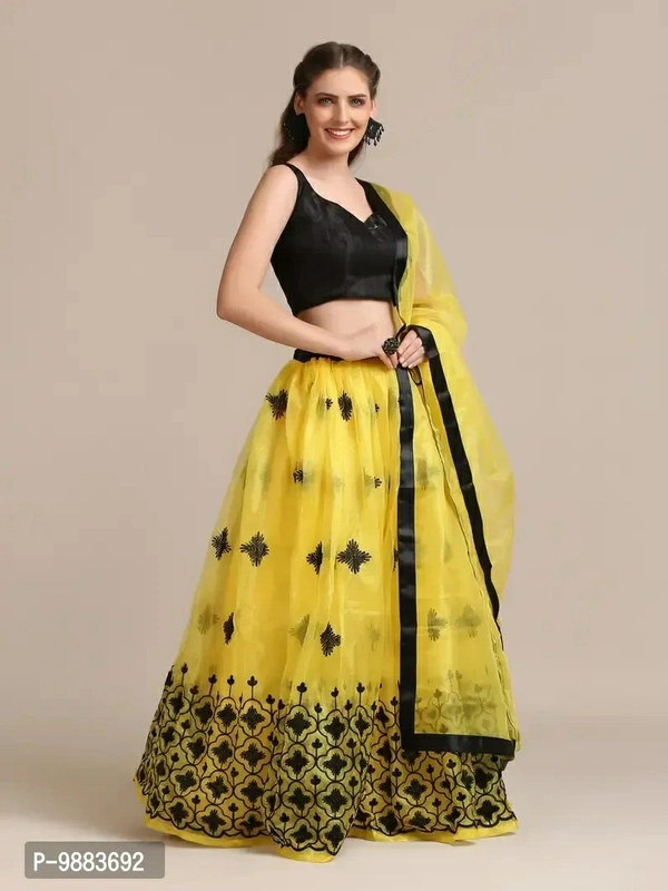 Women  Net Semi Stitched Lehenga Choli Fabric:  Net Type:  Semi StitchedWaist: 32.0 - 40.0 (in inches)Bust: 32.0 - 40.0 (in inches)Within 6-8 business days However, to find out an actual date of delivery, please enter your pin code.