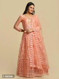 Women  Net Semi Stitched Lehenga Choli Fabric:  Net Type:  Semi StitchedWaist: 32.0 - 40.0 (in inches)Bust: 32.0 - 40.0 (in inches)Within 6-8 business days However, to find out an actual date of delivery, please enter your pin code.null