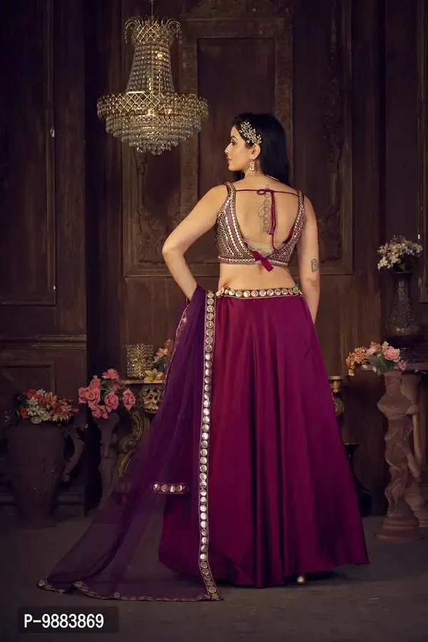 Women  Art Silk Semi Stitched Lehenga Choli Fabric:  Art Silk Type:  Semi StitchedWaist: 32.0 - 40.0 (in inches)Bust: 32.0 - 40.0 (in inches)Within 6-8 business days However, to find out an actual date of delivery, please enter your pin code.