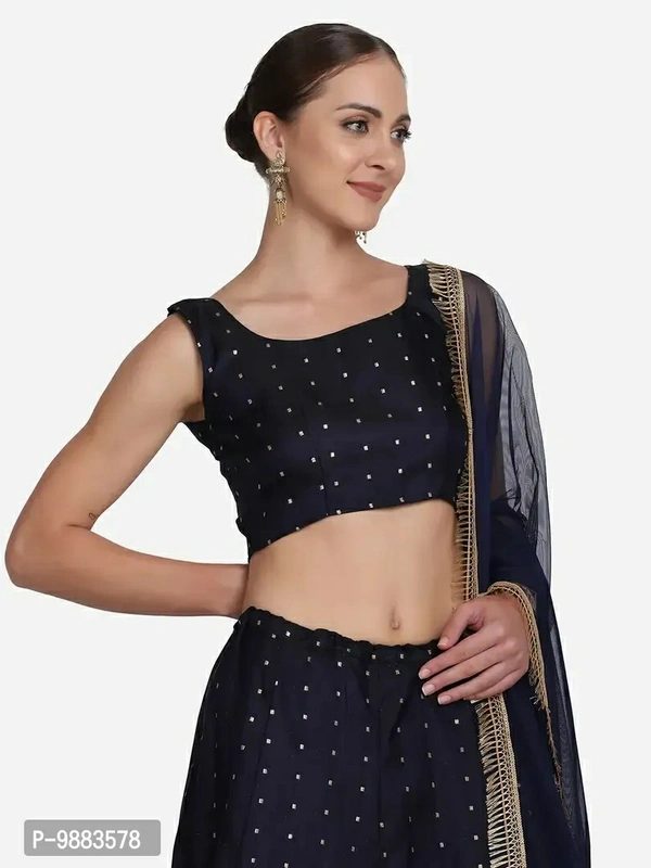 Women  Art Silk Semi Stitched Lehenga Choli Fabric:  Art Silk Type:  Semi StitchedWaist: 32.0 - 40.0 (in inches)Bust: 32.0 - 40.0 (in inches)Within 6-8 business days However, to find out an actual date of delivery, please enter your pin code.null