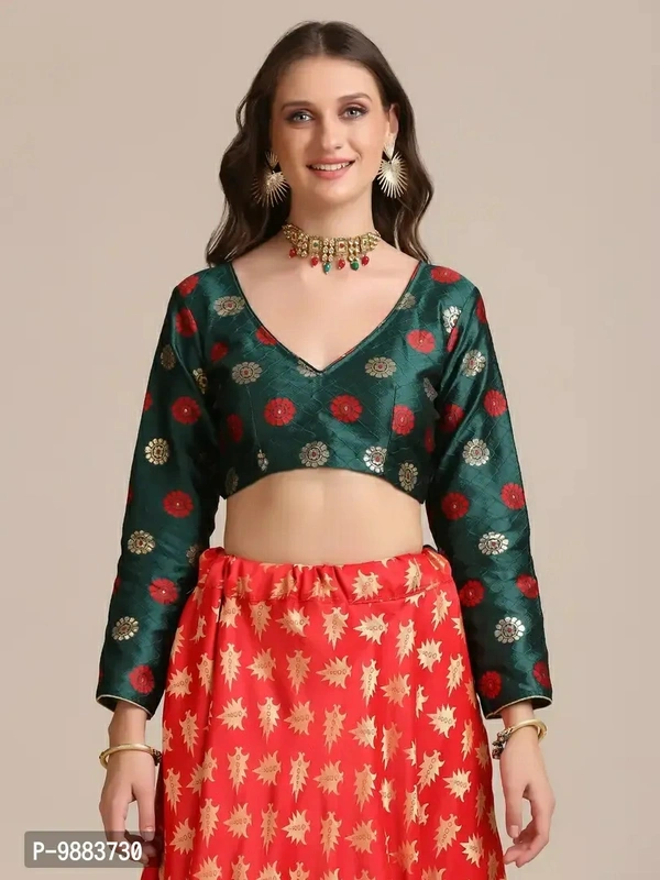 Women  Jacquard Semi Stitched Lehenga Choli Fabric:  Art Silk Type:  Semi StitchedWaist: 32.0 - 40.0 (in inches)Bust: 32.0 - 40.0 (in inches)Within 6-8 business days However, to find out an actual date of delivery, please enter your pin code.