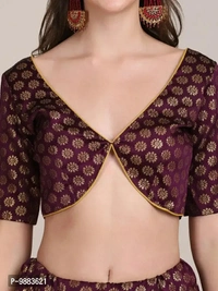Women  Jacquard Semi Stitched Lehenga Choli Fabric:  Art Silk Type:  Semi StitchedWaist: 32.0 - 40.0 (in inches)Bust: 32.0 - 40.0 (in inches)Within 6-8 business days However, to find out an actual date of delivery, please enter your pin code.