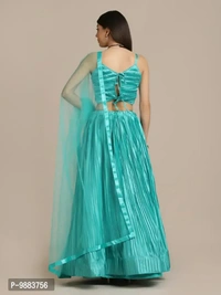 Women  Satin Silk Semi Stitched Lehenga Choli Fabric:  Satin Silk Type:  Semi StitchedWaist: 32.0 - 40.0 (in inches)Bust: 32.0 - 40.0 (in inches)Within 6-8 business days However, to find out an actual date of delivery, please enter your pin code.null - Navy Blue