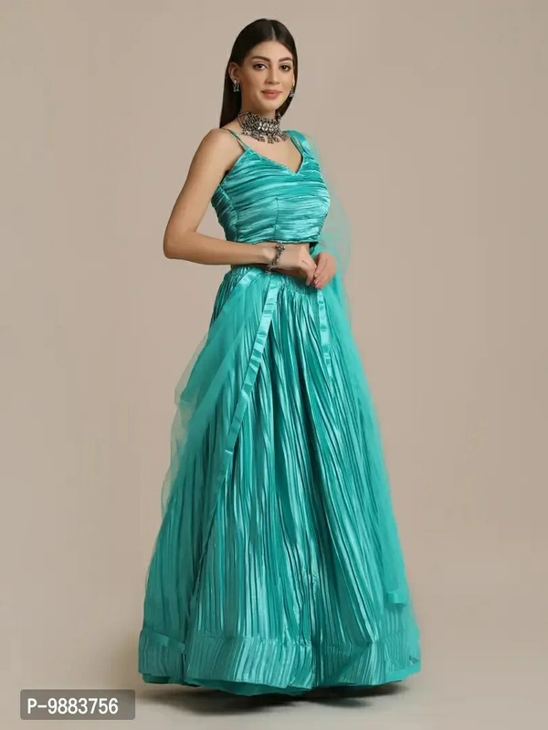 Women  Satin Silk Semi Stitched Lehenga Choli Fabric:  Satin Silk Type:  Semi StitchedWaist: 32.0 - 40.0 (in inches)Bust: 32.0 - 40.0 (in inches)Within 6-8 business days However, to find out an actual date of delivery, please enter your pin code.null - Navy Blue